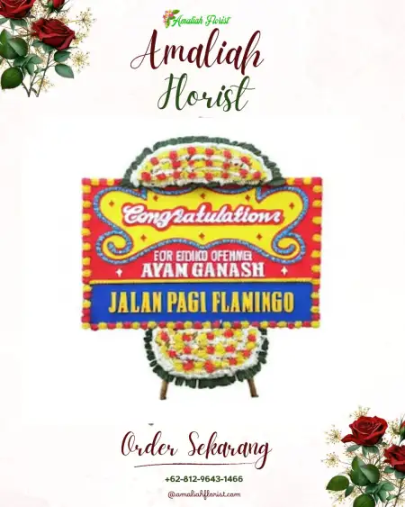 Sewa Papan Bunga Bangko Barat